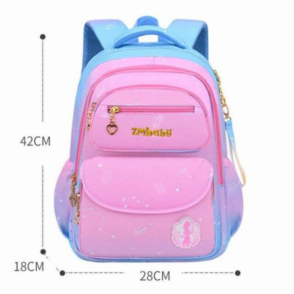 Školski ruksak za djevojčice rozi