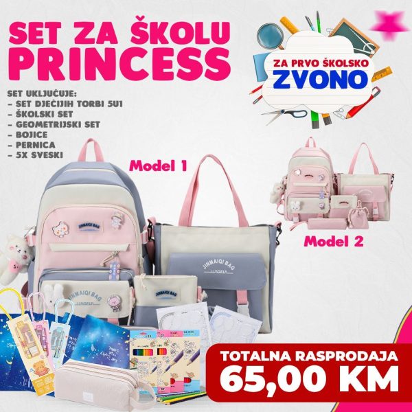 Set za školu - PRINCESS