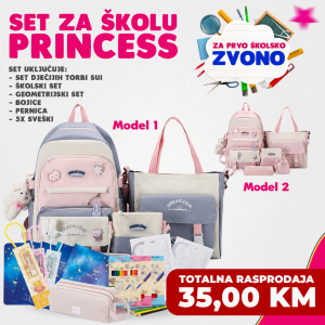 Set za školu - PRINCESS